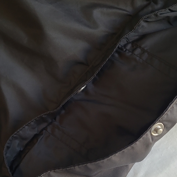 Lauren James Black Windbreaker Jacket with Leopard Print - Picture 8 of 11